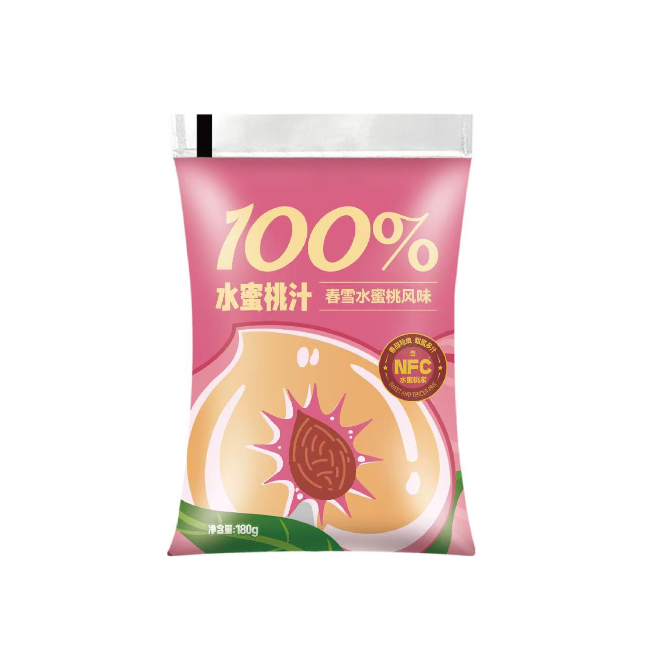 Yangmei Apple and Pomelo Juice Drink 180ml Pouch Pack 5 Bags Chilled Fruit Beverage quality and texture