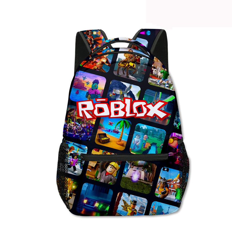 ROBLOX ロブロックス バックパック クロスボーダー 新しいフルプリント バックパック デイリー トラベル トラベル レジャー スクールバッグ|undefined