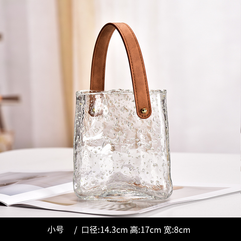 야광 주름 핸드백 야광 스몰