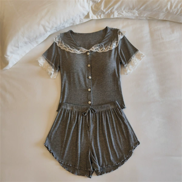 33029.2# light gray (fixed chest pad) short sleeves + shorts