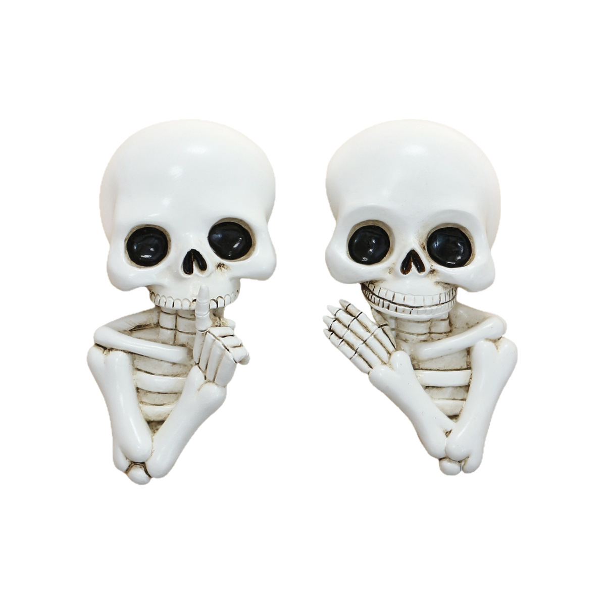  New Gothic Adhesive Skull Frame Ornaments Dwarf Skull Halloween Decorative Crafts Now