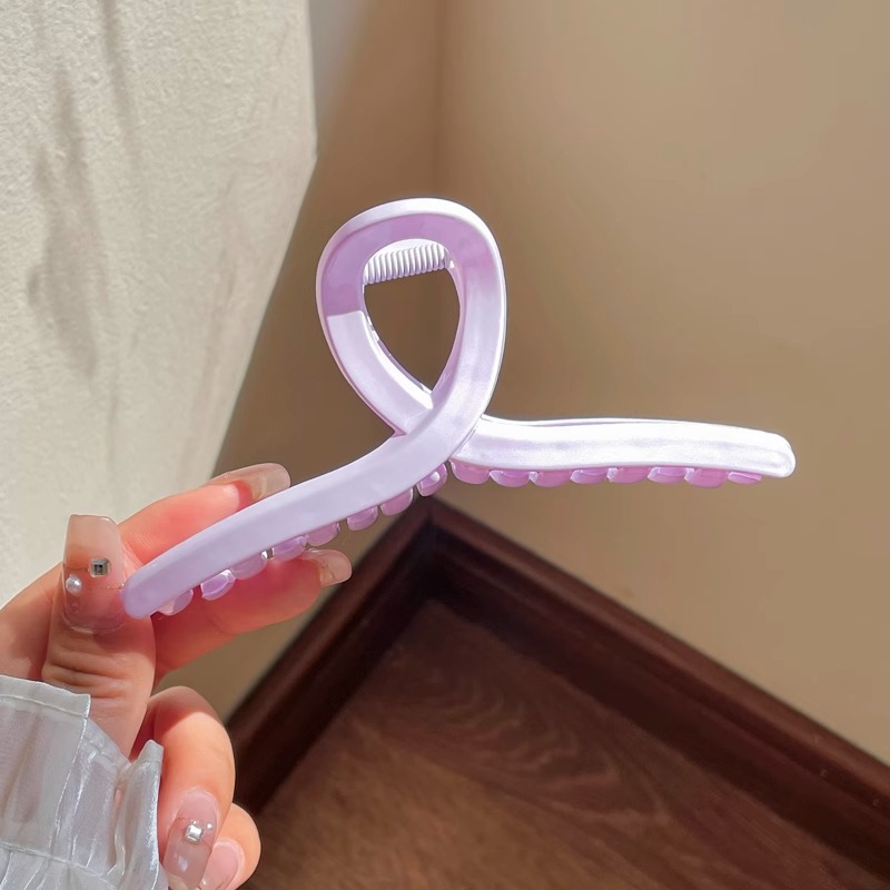 La parte posterior de la cabeza horquilla de perlas grande al por mayor pinza de metal ins pinza de tiburón sensación de alto nivel, simple, horquilla femenina