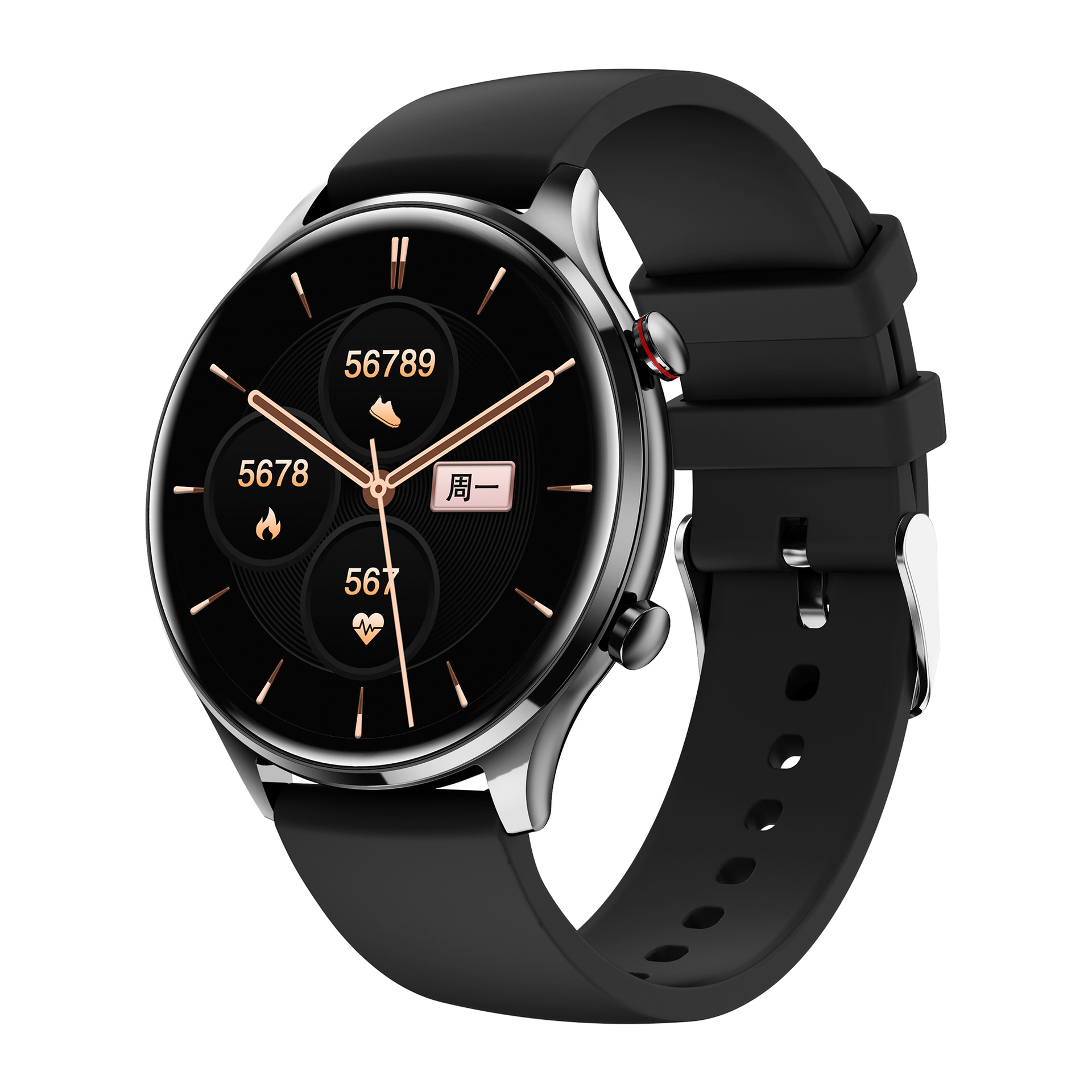 Transfronterizo dedicado Huaqiang Norte reloj inteligente caliente llamada Bluetooth Frecuencia Cardíaca monitoreo de la presión arterial oxígeno en la sangre temperatura corporal ejercicio fuera image 6