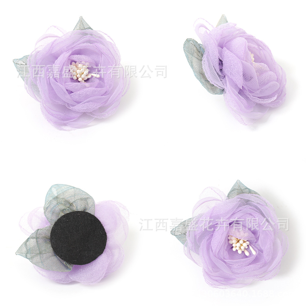 Purple accessory handmade, accessories, flowered, DIY 3
