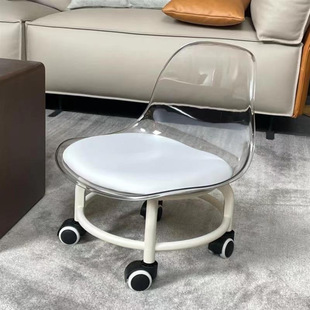 [Instant Discount for New Customers] Multifunctional Pulley Stool, Kidsren's Stool, Universal Wheel, Small Chair, Universal Wheel, Small Dwarf Aromatic