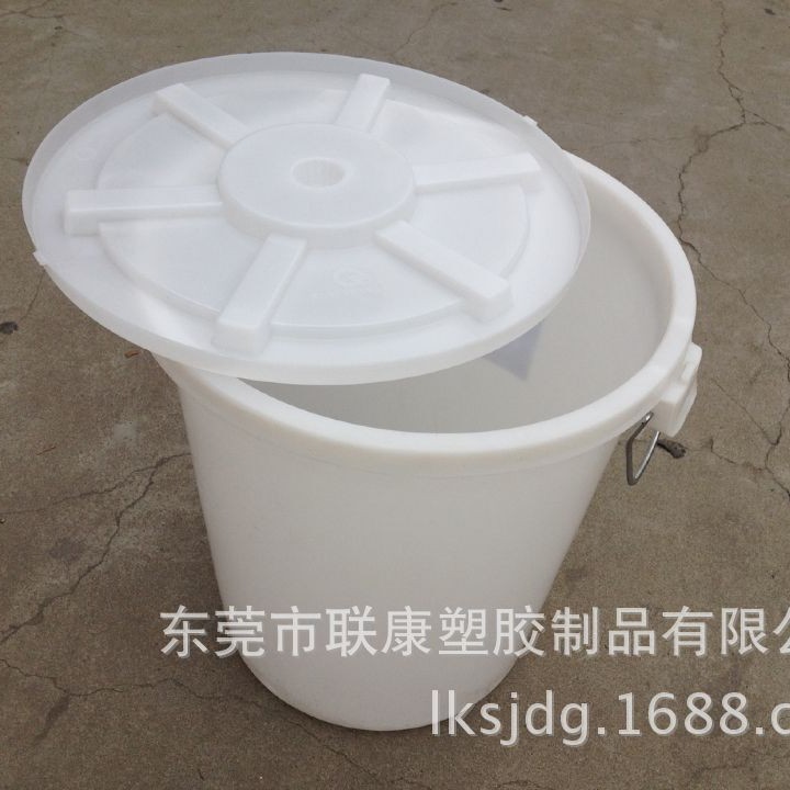 65L胶圆桶 垃圾收纳桶 塑料垃圾桶 储水储物塑料桶 可配盖大圆桶
