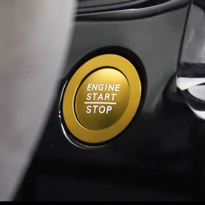 generation Civic air conditioning knob: Other Automotive Interior Supplies - gold-start-ring-start-cover-2-pieces