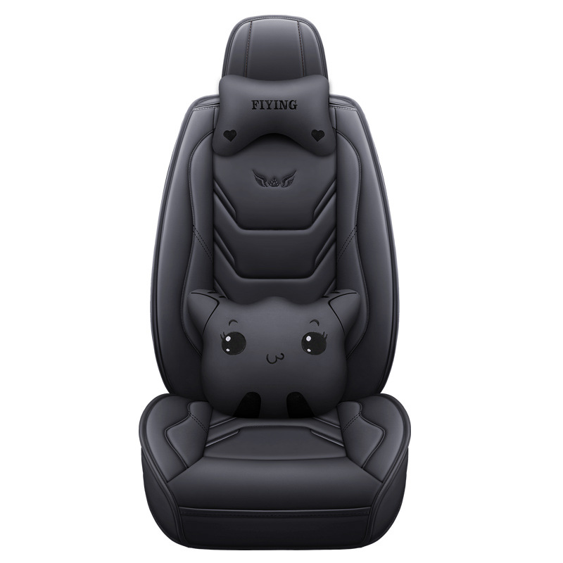 Nuevas cubiertas de asiento de automóvil transfronterizas cuatro estaciones todo incluido cojín de cuero estereoscópico cojín interior de automóvil al por mayor
