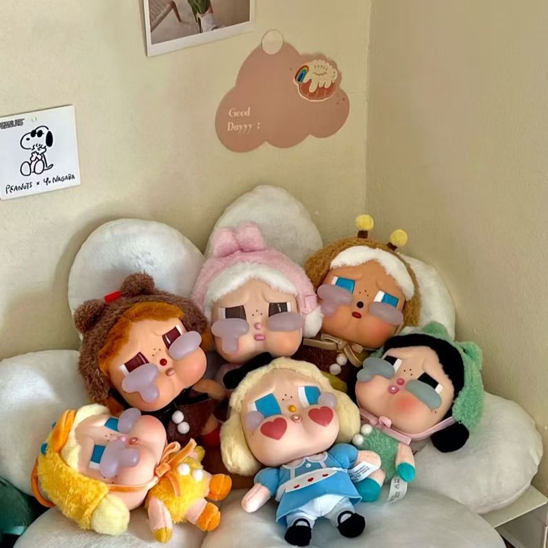 哭娃东南亚毛绒公仔呆萌钥匙扣挂件玩偶儿童玩具潮玩盲盒热销款|undefined