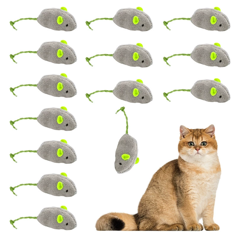 Кошачья игрушка плюшевая мышка дразнит кошку артефакт