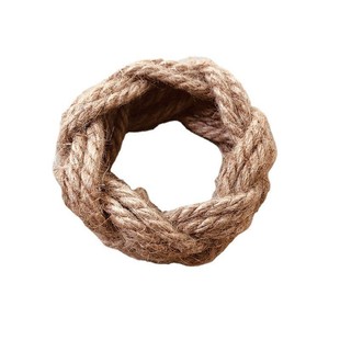 Hotel Coffee Mat Dining Table Woven Napkin Ring Hemp Rope Napkin Ring European Style Grass Rattan Woven Jute Rope Napkin Buckle