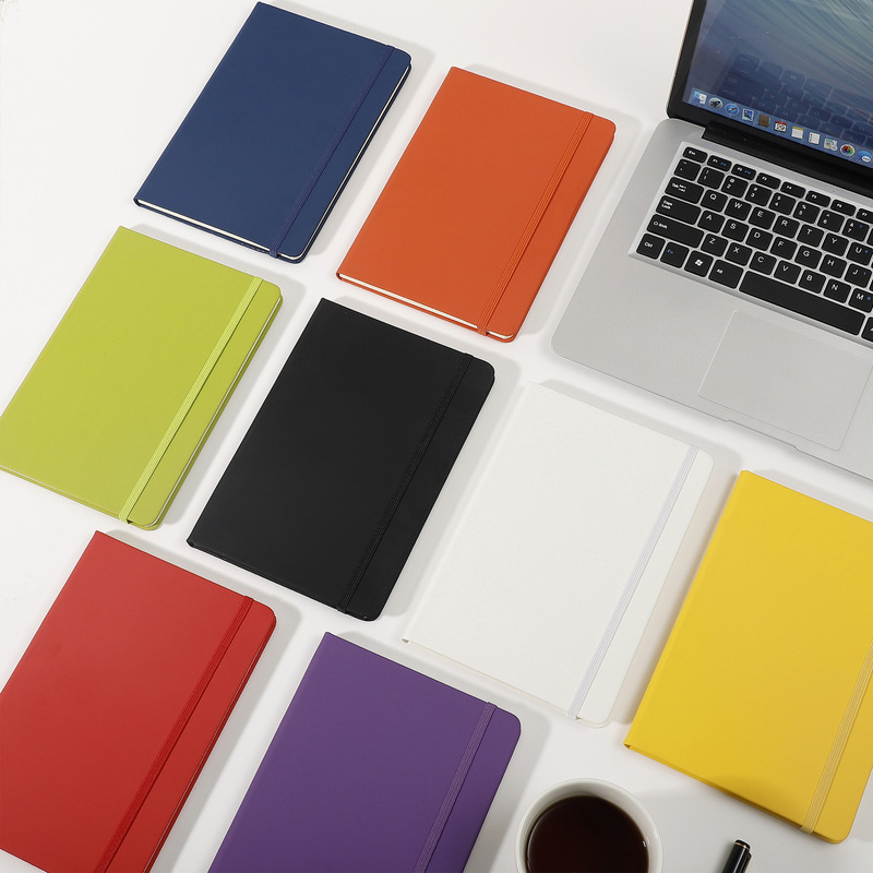 Customized Export Pu Strap Notebook A5 Notepad Business Office Notebook Thickeneded Conference Diary with Logo Printing Customized Export Pu Strap Notebook A5 Notepad Business Office Notebook Thickeneded Conference Diary with Logo Printing