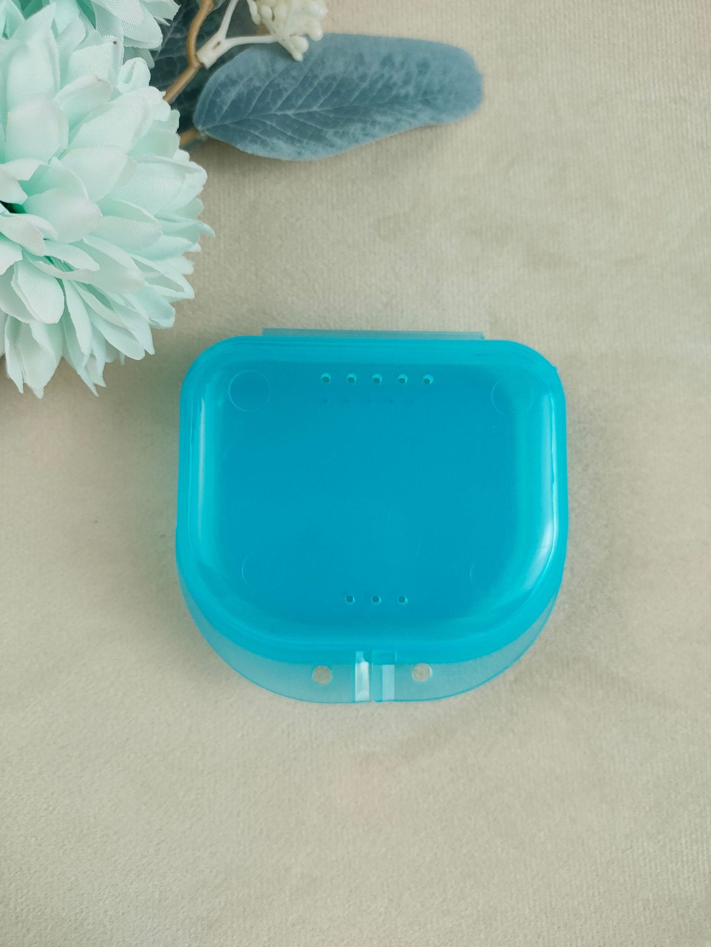 Extra small hole transparent light blue + opp bag