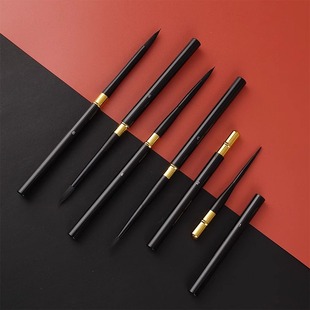 Black and White Swan DIY Digital Oil Painting Filling and Coloring Special Watercolor Powder Nylon Soft Hair Acrylic Hook Line Pen Set