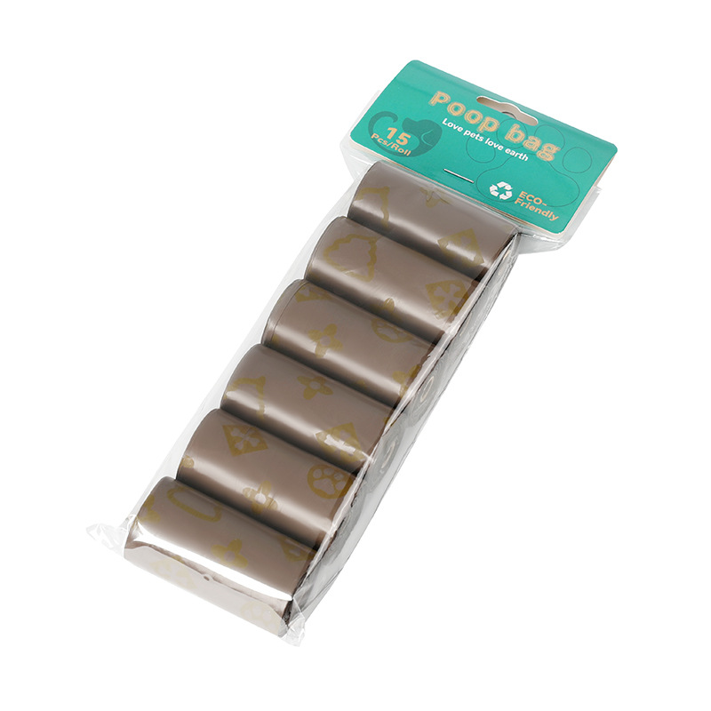 Bolsa de arena para gatos con sabor a café, bolsa de basura para perros desechable, bolsa para recoger heces, bolsa para recoger heces, bolsa de basura para mascotas