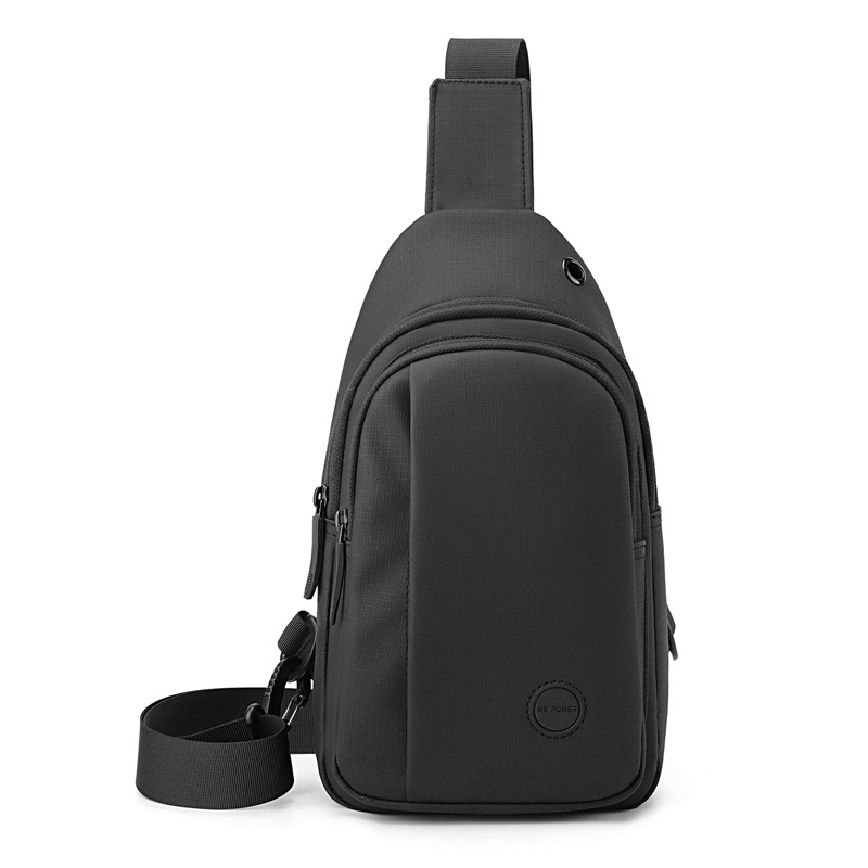 WEPOWER nuevo bolso de pecho para hombre estilo coreano simple y avanzado bolso de mensajero práctico al aire libre casual en el pecho