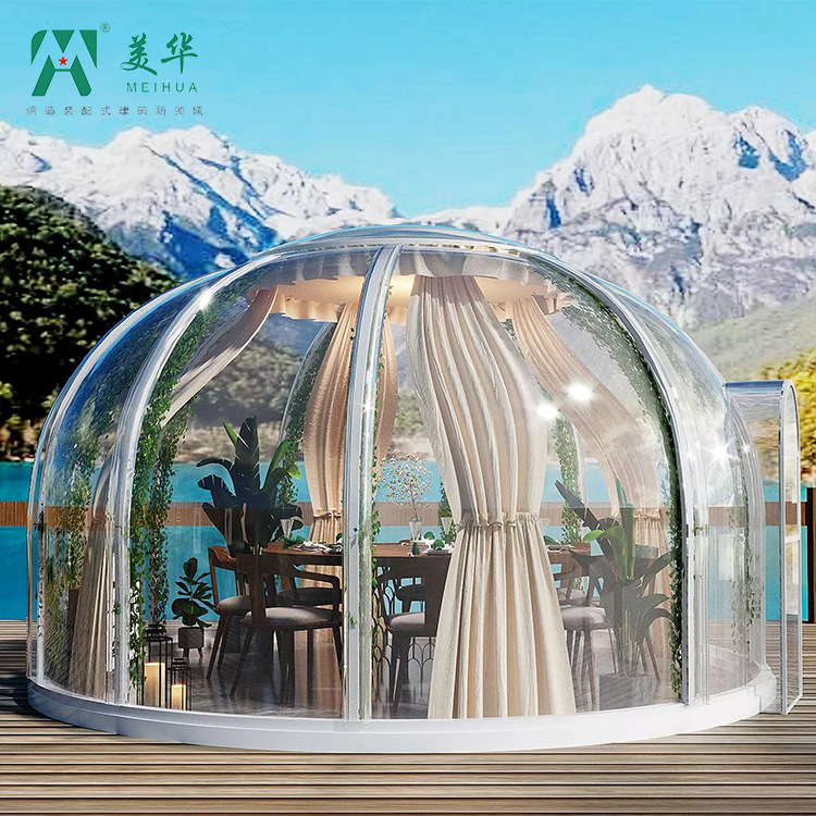 Sichuan PC cielo estrellado habitación Red reloj rojo en la boda Casa DE LA Burbuja restaurante B & B ronda Sala transparente camping Cielo Estrellado Habitación