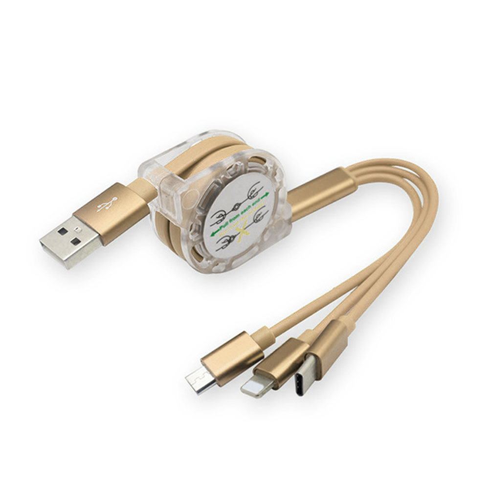 Flowme Novità per il cavo dati macchina tre in uno scalabile Android Type-C_voghion.com