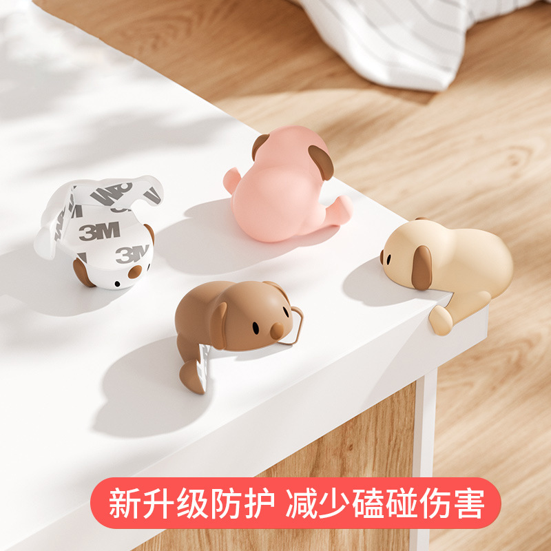 New table corner anti-collision corner protection table window anti-collision anti-collision Strip Safety Edge covered soft right angle silicone protective cover