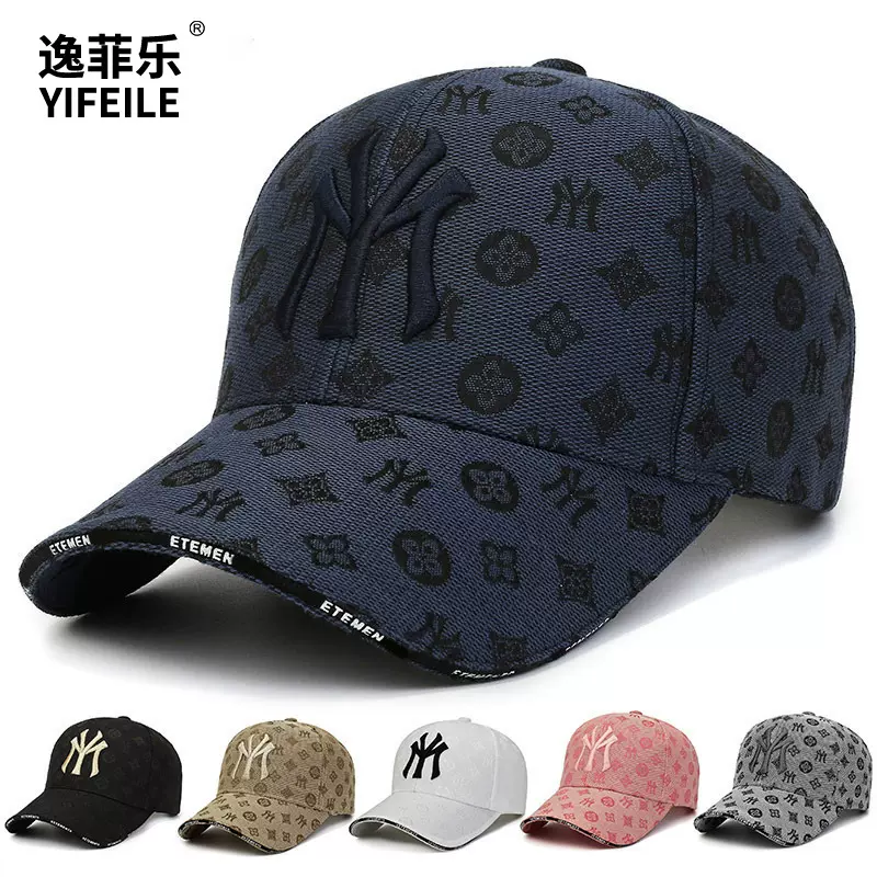 刺绣字母鸭舌帽新款时尚棒球帽潮防晒遮阳帽休闲百搭韩版帽子批发
