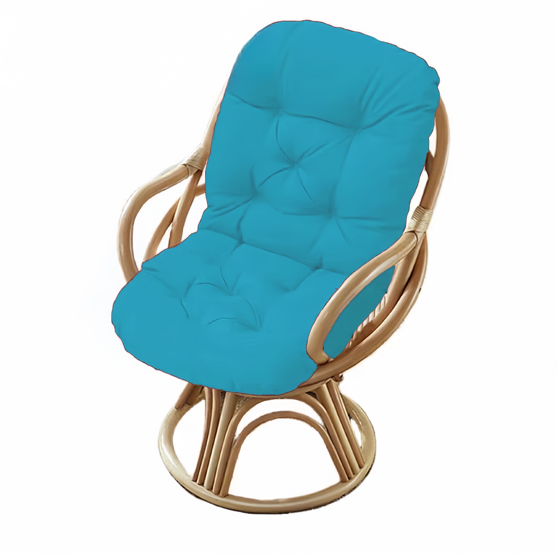 Transfronterizo Amazon TEMU exclusivamente para exteriores mecedora de tela impermeable, respaldo alto, cojín de una pieza, hamaca, cojín para silla de papaya, flor