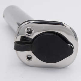 定制 不锈钢鱼竿座 直供船用鱼竿支架海钓鱼杆支架 船用游艇五金