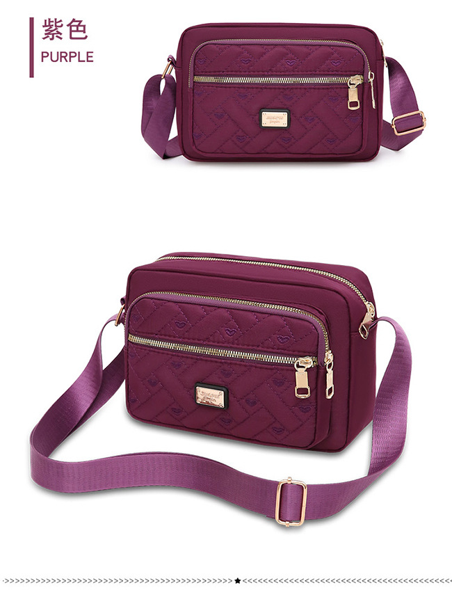 Neue Stil-Crossbody-Tasche zum Ausgehen, große Tasche für Einzelhandelstische, leichte Luxus-Kleinquadrat-Tasche, französische Kleinreisetasche, modische Oxford-Stoff-wasserdichte Geldbörse