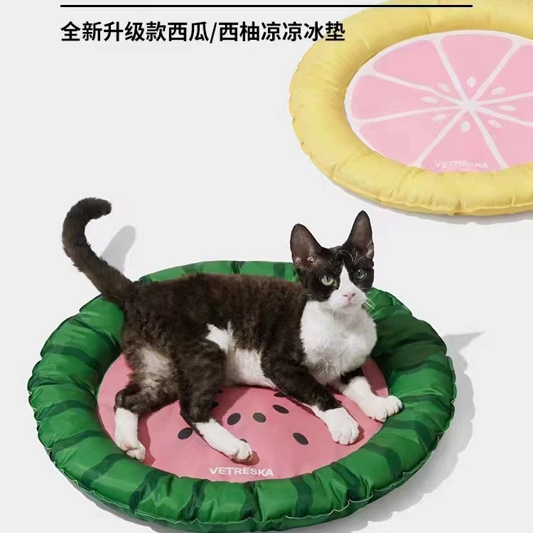 Охлаждающая подушка с антипригарным покрытием, арбуз, грейпфрут, домашнее животное, собака, кошка, летняя охлаждающая салфетка