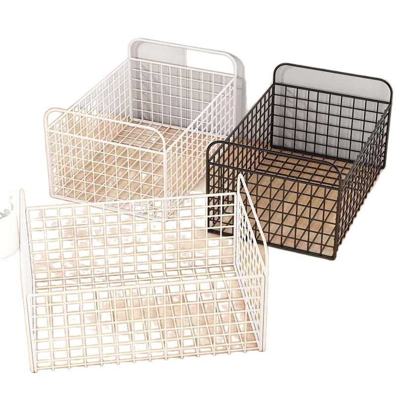 スナック雑物収納ボックス玩具整理バスケット家庭用鉄芸収納ボックスキッチンキャビネットバスケットテーブル|undefined