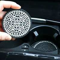 Новый тотемный автомобильный коврик в полоску, автомобильный противоскользящий коврик с бриллиантами, изоляционный коврик, автомобильный подстаканник, сливной коврик для хранения