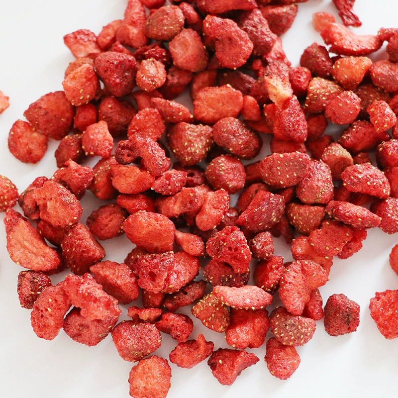 Sublimated dessert strawberry, 1000 gram, with snowflakes