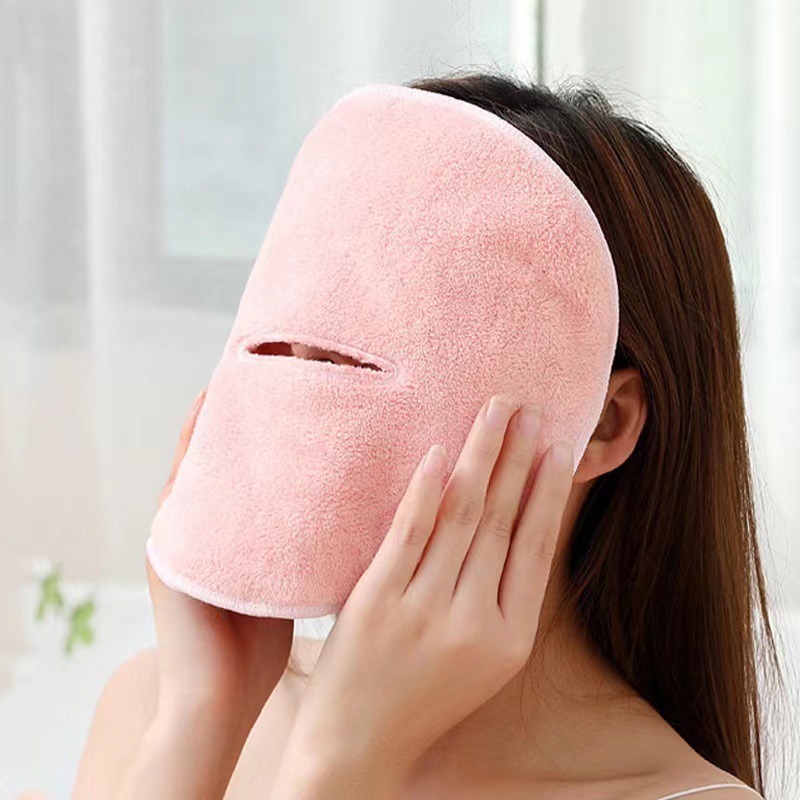 (Wholesale), coral towel, design cosmetic moisturizing face mask for home use, new collection, for beauty salons, for hair care 3