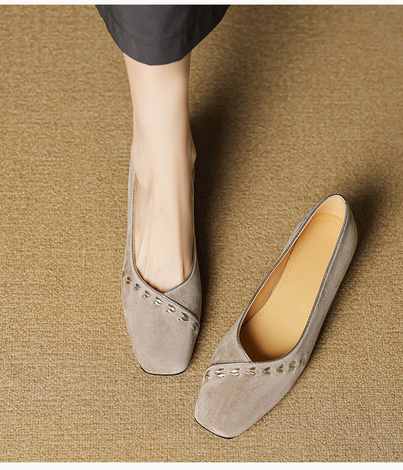 chiko CHIKO Cheddar Square Toe Block Heels Pumps Shoes