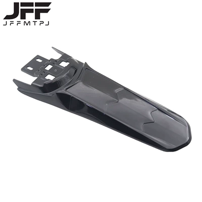 Suitable for Light Bee S/X Qingfeng Electric Off-Road Motorcycle Rear Fender Modified Extension (Motorcycle Fender) - light-bee-queen-extended-mudguard-black-100g