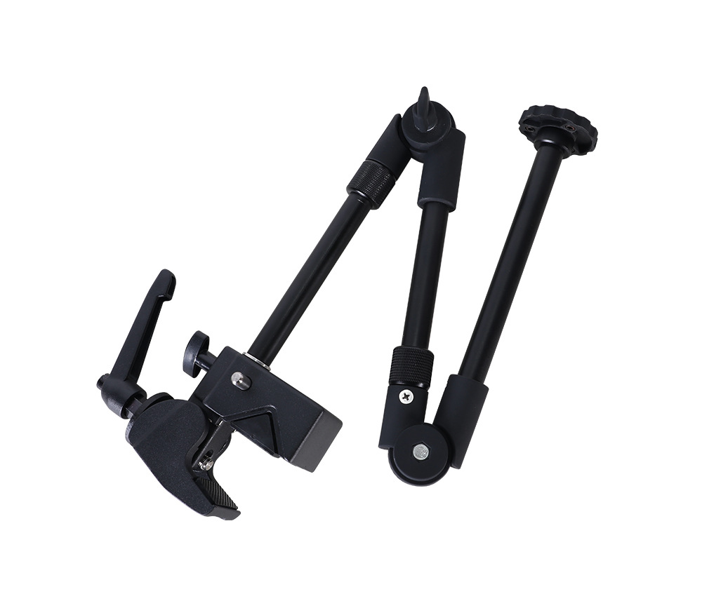 En stock zapato caliente cabeza de bola Monitor universal PTZ soporte voladizo 7 pulgadas de acero inoxidable mano extraña 11 pulgadas brazo mágico