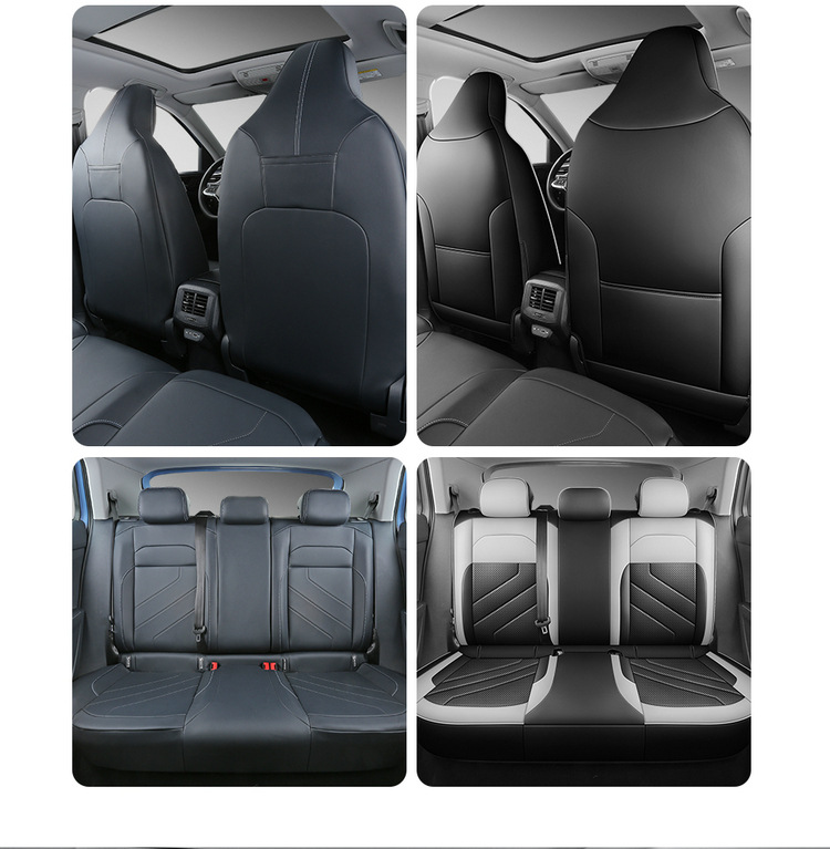 Specially Designed for Volkswagen Tuyue Xinrui Full Leather Car Seat Cushion, Four-Season Universal Seat Cover, Leather Seat Cover, All-Inclusive New Model