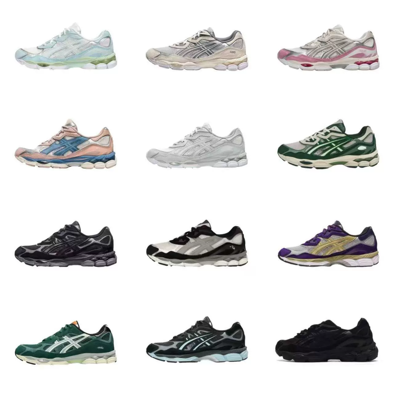 Мужская и женская повседневная обувь Gel-NYC для мужчин и женщин, сетчатая уличная функциональная обувь в стиле ретро, ​​универсальные мужские и женские кроссовки