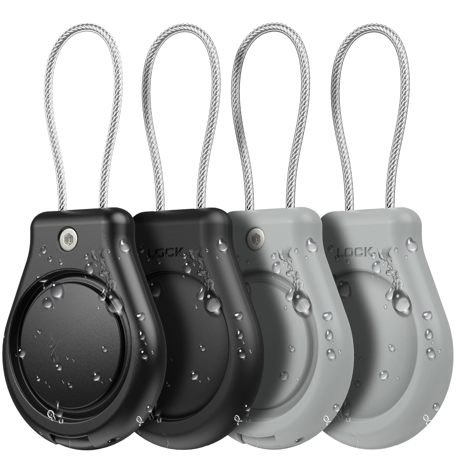 Применимо Apple airtag защитный чехол Apple позиционирование анти-потери все включено водонепроницаемый металлический веревка защитный чехол для замка