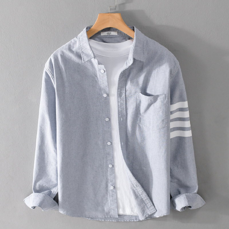 Trend autumn white base shirt for leisure