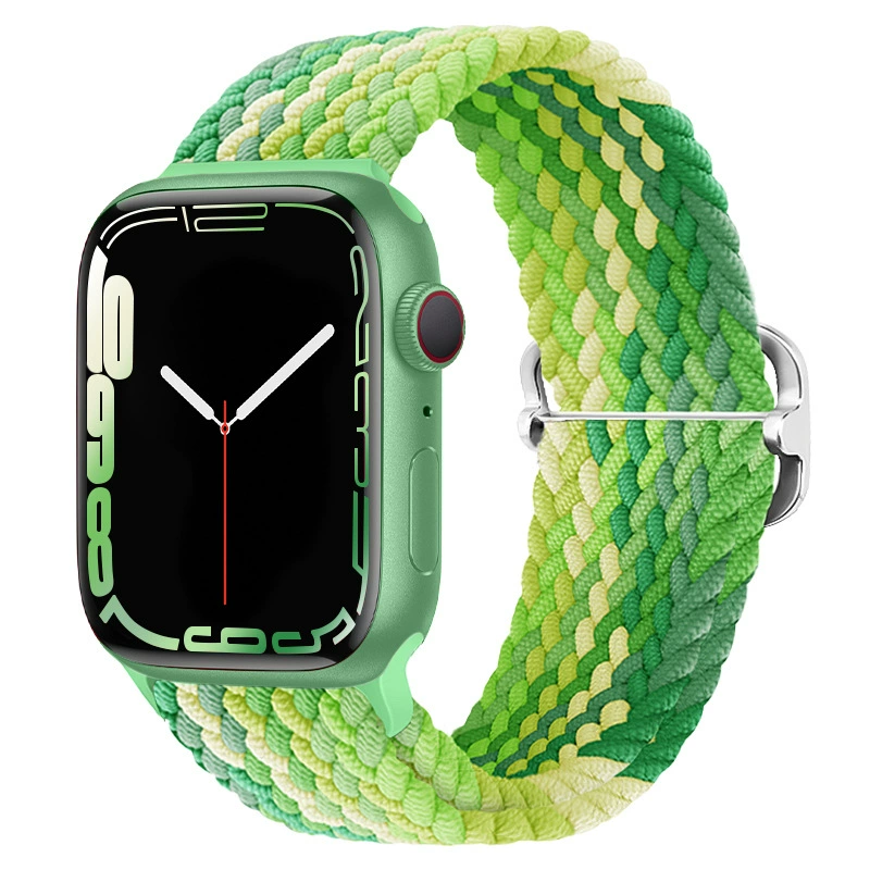 Смарт-ремешок Apple Watch подходит для Apple iWatch поколения 67891011 регулируемый нейлоновый переплетенный ремешок новый стиль
