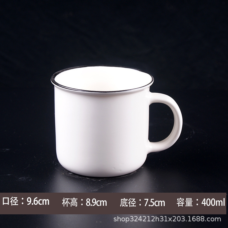 La taza de cerámica se puede fijar con el logotipo, la oficina, el hogar, la taza de café, la publicidad, el regalo del festival creativo, la taza del marcador de color