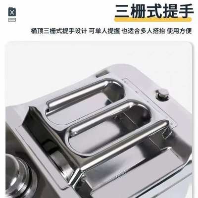 Wholesale thickened stainless steel oil can, gasoline can, diesel can, portable refueling can for cars, cross-border