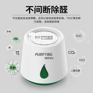 Photocatalyst in addition to formaldehyde scavenger new house special emergency check-in magic box jelly gel activated carbon purifier