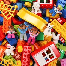大颗粒积木玩具益智拼装儿童拼图大块5大号4散件2散装3到6岁男孩