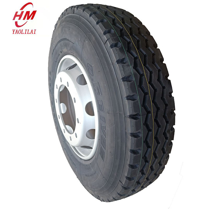 卡车货车轮胎12R22.5配套安装9*22.5轮毂拖挂车用真空轮胎钢丝胎