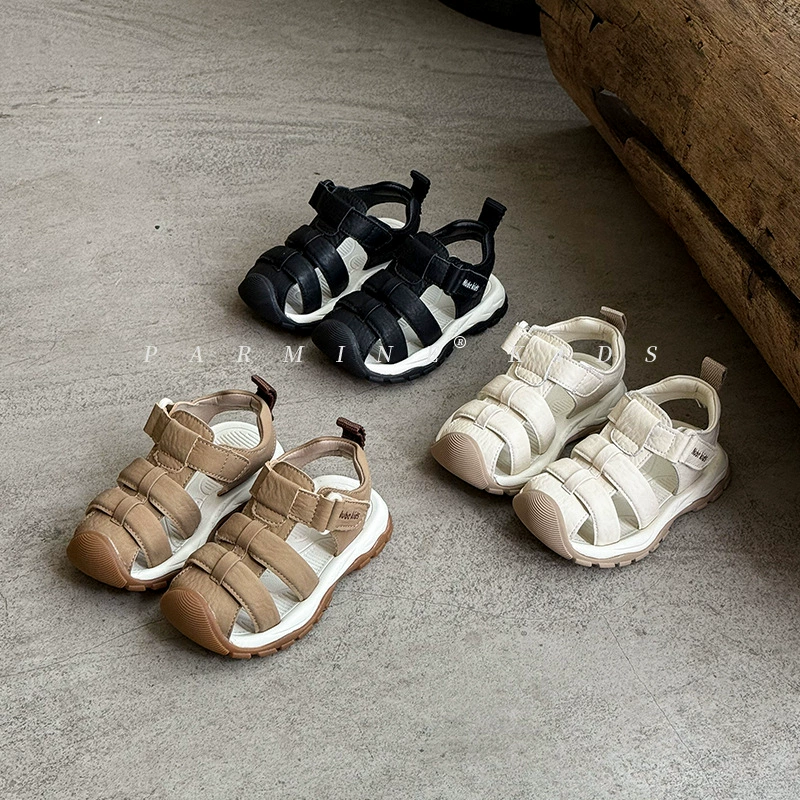 Детские речные сандалии, летняя новая стильная мужская и женская уличная повседневная спортивная обувь с защитой от ударов, дропшиппинг