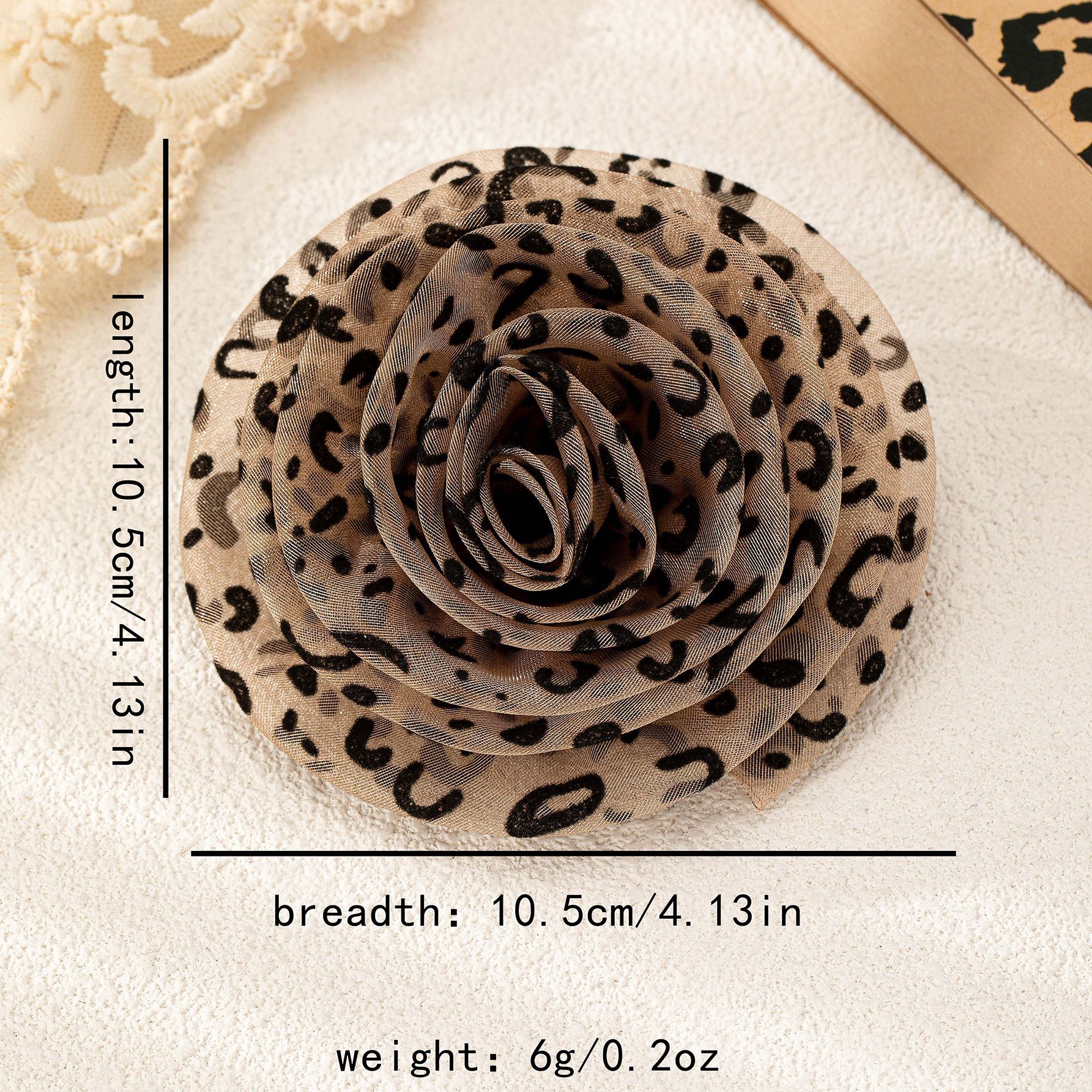 YLC-XZ-1140 표범 무늬 브로치