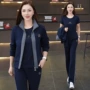 健身基础女士宽松三件套