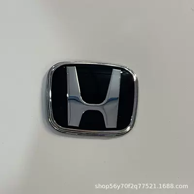 Car logo Car Logo Civic Red Logo Fit - black-silver