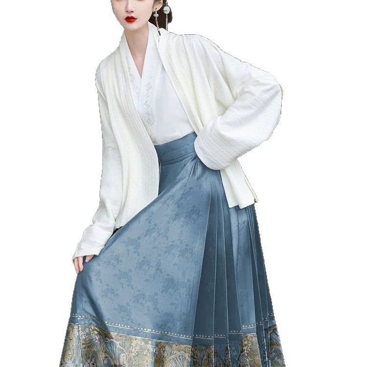Purple Hanfu, set, long skirt, Chinese style, high-quality style